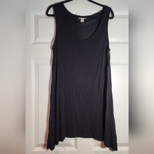 Kenar Black Sleeveless Tunic Top 1X